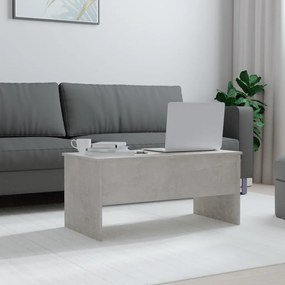 vidaXL Τραπεζάκι Σαλονιού Γκρι Σκυρ. 102x50,5x46,5 εκ. Επεξεργ. Ξύλο