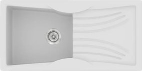 Sanitec Classic 328 (99×51) - Γρανιτένιος νεροχύτης - White