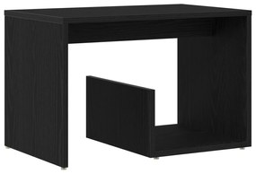 vidaXL Τραπέζι Σαλονιού Μαύρο Δρύς 59x36x38 εκ. Επεξεργασμένο ξύλο