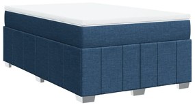 ΚΡΕΒΑΤΙ BOXSPRING ΜΕ ΣΤΡΩΜΑ ΜΠΛΕ 120X190 ΕΚ. ΥΦΑΣΜΑΤΙΝΟ 3285462