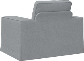 vidaXL Καναπές Ανοιχτό γκρι