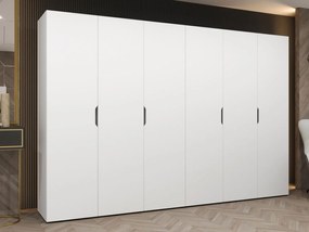 Ντουλάπα Malaga εξάφυλλη-Leuko