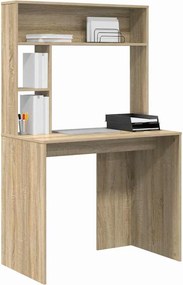 vidaXL Γραφείο Δρύς Sonoma Επεξεργασμένο Ξύλο 91 x 50 x 149 εκ