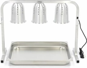 Heating Lamp - 3 Lamps - incl 3 Lamps and 1 x 2/1 GN Container