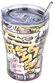 ESTIA ΘΕΡΜΟΣ COFFEE MUG SAVE THE AEGEAN 350ml GRAFFITI RHYTHM