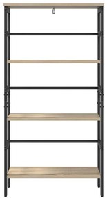 vidaXL Ράφι Βιβλίων Δρύς Sonoma 60 x 29,5 x 115 εκ Επεξεργασμένο ξύλο