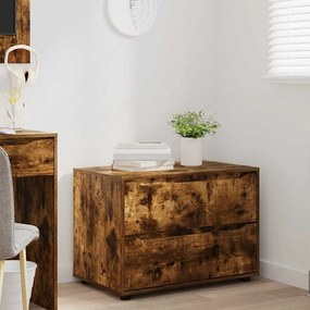 vidaXL Ντουλάπι αποθήκευσης Καπνιστό Δρύς 80 x 48 x 57 εκ