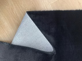 Χαλί 67x140 Γουνάκι Felicity Black