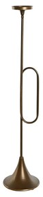 Κηροπήγιο Home ESPRIT Χρυσό Μέταλλο 21 x 21 x 98 cm