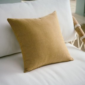 Μαξιλαροθήκη Διακοσμητική Eartha 372/04 Honey Gold Gofis Home 43X43 100% Cotton