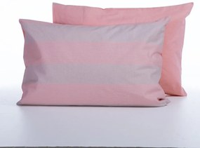 Μαξιλαροθήκη Casual Stripe Peach Nef-Nef Homeware 52 X 72 100% Βαμβάκι
