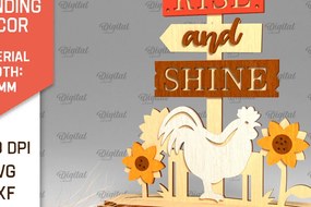 Intra απο ξύλο plywood  Χρώμα wenge 3mm-4mm πάχος - Κόψιμο με λέιζερ όρθια διακόσμηση αγροικίας Δίασταση 30x20 cm INTRAFABR-16857427