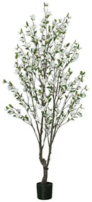 Τεχνητό Δέντρο Σε Γλάστρα Κερασιά 04-00-22061 200cm Green-White Marhome Synthetic