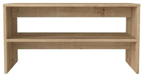 Τραπεζάκι σαλονιού Eleva Megapap χρώμα sapphire oak 90x44,6x46,4εκ.