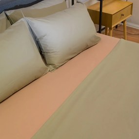Σεντόνια King Size (Σετ) Naf-Naf Hue Laurel Oak - Warm Taupe
