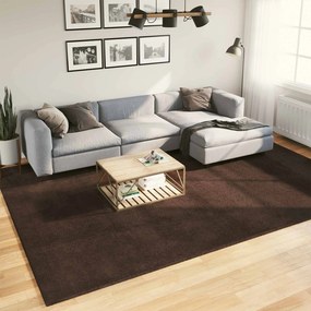 vidaXL Χαλί HUARTE Καφέ 240 x 340 cm 100% Πολυεστέρας Επίπεδος