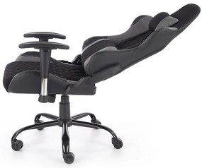 ΚΑΡΕΚΛΑ ΓΡΑΦΕΙΟΥ / GAMER CAIN ΜΑΥΡΟ / ΓΚΡΙ 69x62x127-134cm