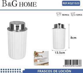 Θήκες κρεμοσάπουνου Dispenser πλαστικές - Σετ 5pcs - White - 21523