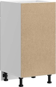 vidaXL ντουλάπι βάσης κουζίνας Lucca Λευκό Υψηλής στιλπνότητας