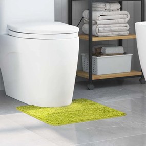 vidaXL Πατάκι Μπάνιο U-Σχήματος Πράσινο 50x50 εκ Πολυπροπυλένιο Αντιολισθητικό