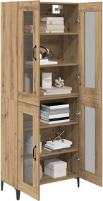 vidaXL Highboard Artisan Oak 69,5 x 34 x 180 εκ. Επεξεργασμένο ξύλο