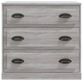 vidaXL Μπουφές Γκρι Sonoma 70x35,5x67,5 εκ. από Επεξεργασμένο Ξύλο