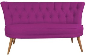 Καναπές Διθέσιος Richland Loveseat 558ZEN1220 140x71x80cm Purple