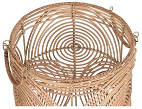 Σετ Καλαθιών DKD Home Decor Φυσικό Ανοιχτό καφέ (2 Τεμάχια)