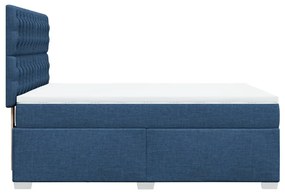 ΚΡΕΒΑΤΙ BOXSPRING ΜΕ ΣΤΡΩΜΑ ΜΠΛΕ 140X190 ΕΚ. ΥΦΑΣΜΑΤΙΝΟ 3292796