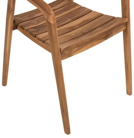 ΠΟΛΥΘΡΟΝΑ DEUS HM9621 ΞΥΛΟ TEAK 54x56x76Yεκ.