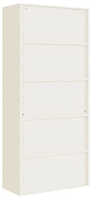 vidaXL Αρχειοθήκη Λευκή 90x40x200 εκ. Ατσάλινη