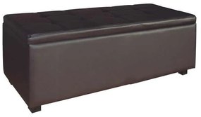 Σκαμπώ Denise Αποθ/κό 113x43 PU Σκ.Καφέ