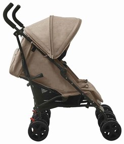 vidaXL Καρότσι Διδύμων Taupe Ατσάλινο