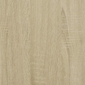 Βιβλιοθήκη Sonoma Oak 80,5x35x139 cm Ξύλινη κατασκευή - Καφέ