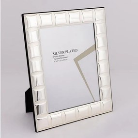 Κορνίζα Μεταλλική Επάργυρη 756-10031 15x20cm Silver Estheti Home Μέταλλο