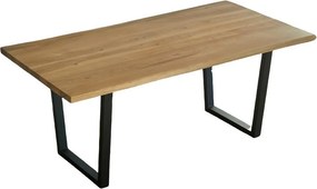 Τραπέζι κουζίνας Nextdeco μασίφ ξύλο φτελιάς Υ79x180x100εκ.