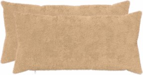 vidaXL Κάλυμμα Μαξιλαριού 2 τμχ. HEERLEN Κρεμ 40 x 80 cm