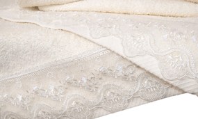 Μπουρνούζι με Δανδέλα Νο6 Εκρού Viopros