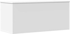 vidaXL Κουτί Αποθήκευσης Λευκό 100x42x46 εκ. Επεξεργασμένο Ξύλο