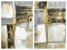 Καμβάς DKD Home Decor Καμβάς Ξύλο MDF 60 x 3 x 90 cm