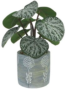 Τεχνητό Φυτό Βιγόνια Σε Κασπώ 00-00-23334-4 28cm Multi Marhome Clay,Plastic