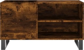 vidaXL Δισκοθήκη Καπνιστή Δρυς 85 x 38 x 48 εκ. από Επεξεργασμένο Ξύλο