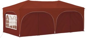 vidaXL Αυτοσχέδιο Μόρφωση 574 x 289 x 245 cm Τερακότα Ύφασμα Όξφορντ