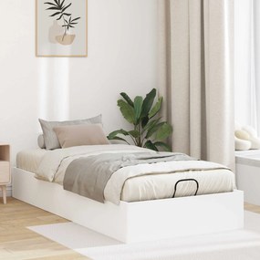vidaXL Κρεβάτι Οθωμανικού Τύπου Λευκό 90 x 200 cm