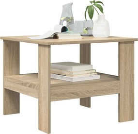 vidaXL Τραπεζάκι σαλονιού Δρύς Sonoma 57 x 55 x 45 εκ