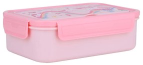 Φαγητοδοχείο Παιδικό 3 Θέσεων Πλαστικό Με Πιρούνι-Κουτάλι-Μαχαίρι 1400ml-20x13,2x7εκ. Rainbow Dreams Save The Aegean Estia 01-34375