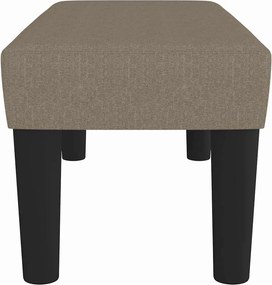 vidaXL παγκάκι Taupe 70 x 30 x 30 εκ. ύφασμα