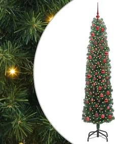 vidaXL Τεχνητό Χριστουγεννιάτικο Δέντρο με 300 LED Πράσινο 180 cm