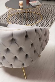 Stewehome Σετ Καναπέδων 3+3+1 Φούξια &amp;amp; Γκρι 225x85x95 cm