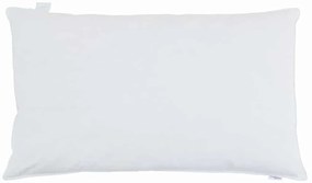 vidaXL Μαξιλάρι με μαξιλάρι Λευκό 40 x 80 cm Φτερό